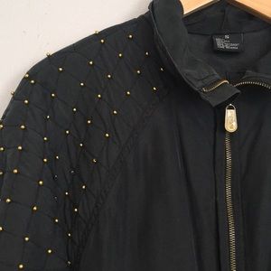 Vintage • Silk black 90s vintage jacket